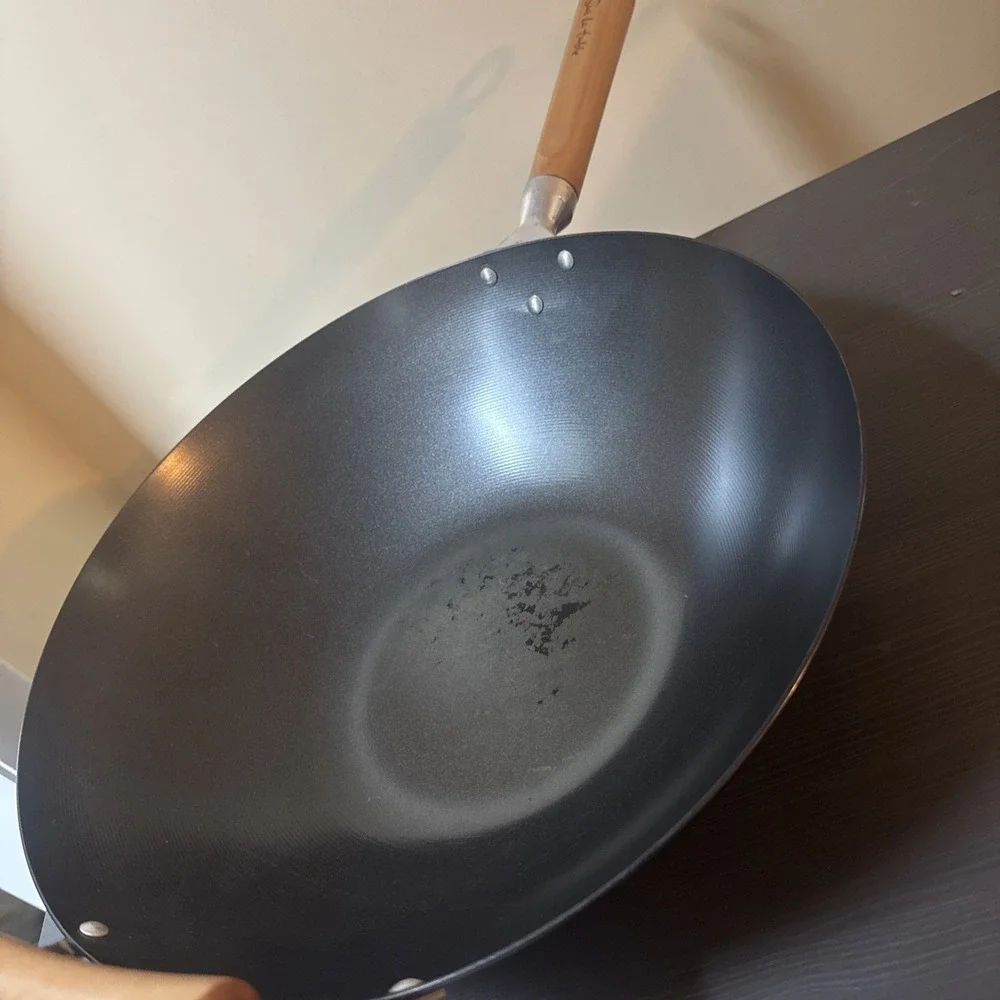 Wok Sur La Table 14in Handle Kitchen Cooking Bowl